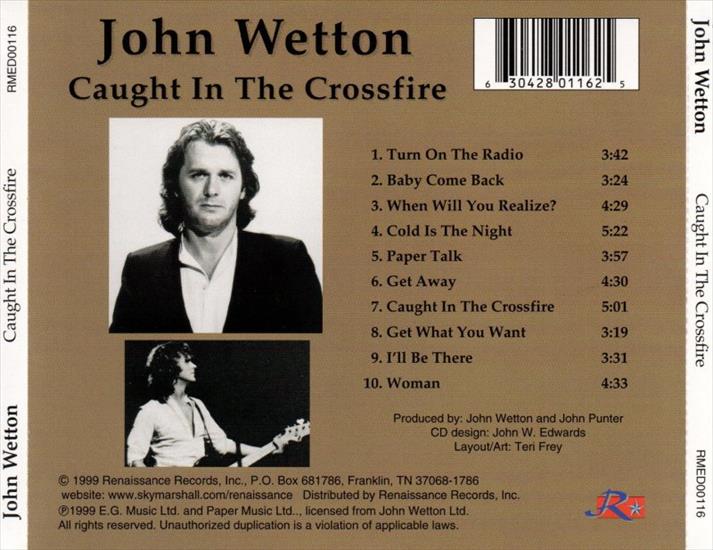 CD BACK COVER - CD BACK COVER - JOHN WETTON - Caught In The Crossfire.bmp