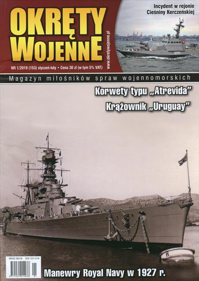 Okręty Wojenne - OW-153 2019-1 okładka.jpg