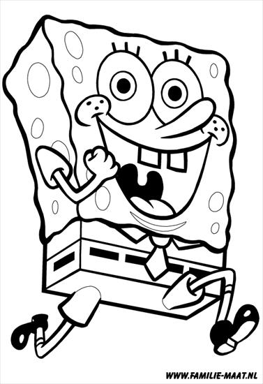 SpongeBob - spongebob - kolorowanka 93.gif